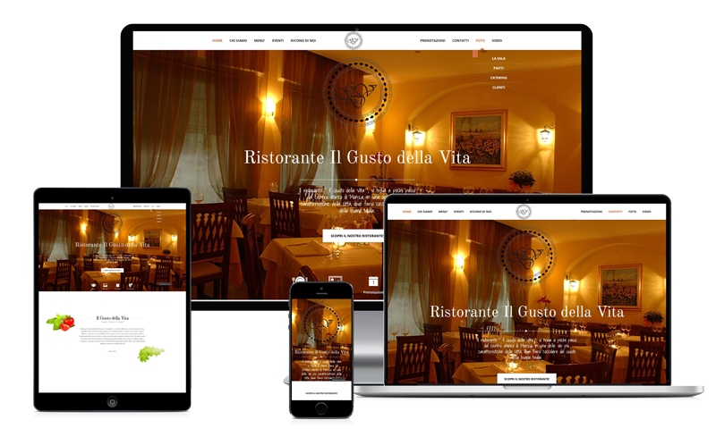 realizzazione sito internet il gusto della vita