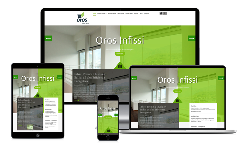 realizzazione sito web orosinfissi